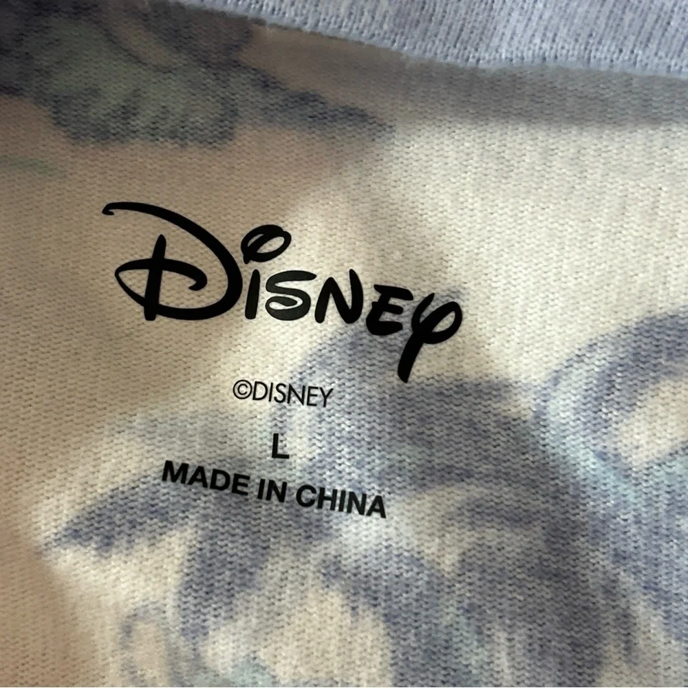 Disney STITCH Pajama 3 Pc Set Long Sleeve‎ Top & Shorts LARGE Hair Scrunchie NWT - Picture 8 of 15